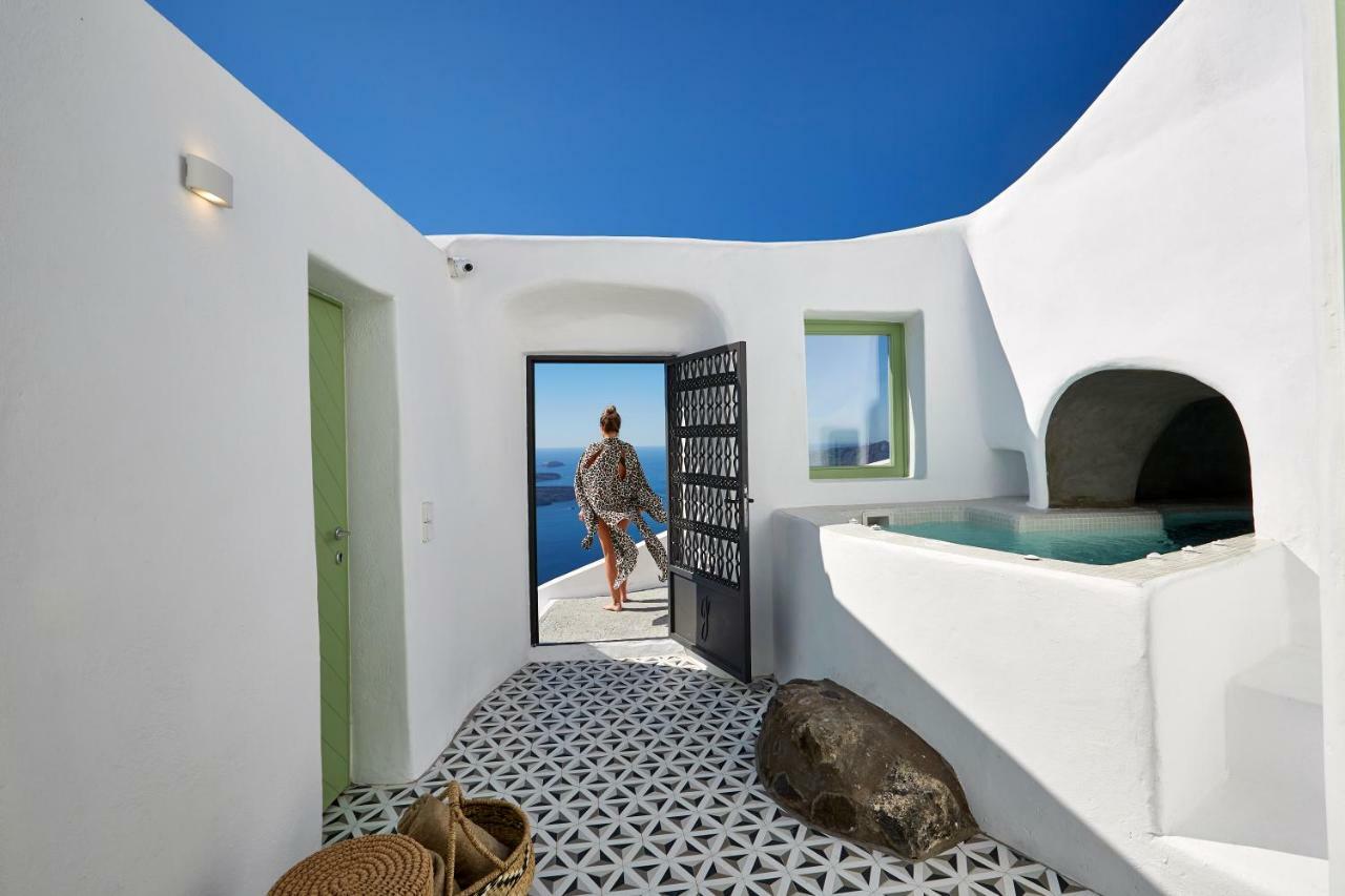 Gitsa Cliff Luxury Villa Imerovigli  Exteriér fotografie