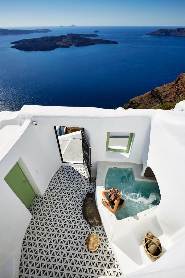 Gitsa Cliff Luxury Villa Imerovigli  Exteriér fotografie