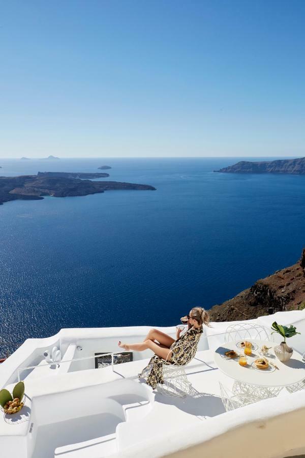 Gitsa Cliff Luxury Villa Imerovigli  Exteriér fotografie